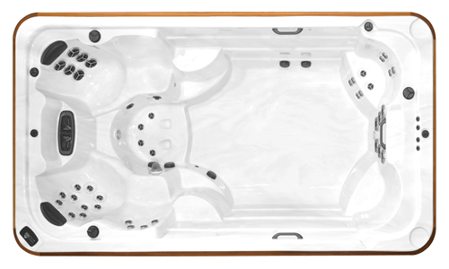 Top view of the Arctic Spas All Weather Pool Ocean Legend